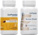 EyePromise Zeaxanthin Eye Vitamina e Screen Shield Adolescente Chewable Eye Vitamin