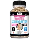 Kaya Naturals Vitamine di idratazione della pelle - Pillole femminili - capsule di potenziamento della pelle - Booster di idratazione per le donne - promuove l'energia aumentata, Mood & Stamina - Riduzione in secchezza - 30 capsule vegetali
