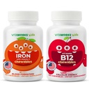 Bambini Iron 10mg + Vitamina C Chewables + Vitamina B12 Chewables Bundle