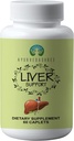 Supporto per fegato Integratore ayurvedico erbe, Supporta fegato sano, Miscela di 13 erbe potenti, Vegan, senza glutine, 60 Caplets