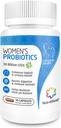 NutraBlast Vaginal Probiotics per le donne Digestive, equilibrio intimo, UT & Vaginal Health - 50 miliardi di CFU - 6 Strains, Prebiotici, Estratto di mirtillo & D Mannosio - Donne Probiotico (30 Conte)