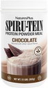 NaturesPlus SPIRU-TEIN, Cioccolato - 2.1 lb, Confezione da 2 - Shake proteica a base vegetale - Non OGM, Vegetariano, Gluten Free - 68 Total Servings