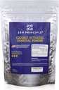 Polvere di carbone attivata del cocco del principio Zen. Whitens denti, ringiovanisce pelle e capelli, supporta una migliore digestione. Produttori USA, 2.5 lb