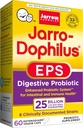 Jarrow Formulas Jarro-Dophilus EPS ad alta potenza, 25 miliardi di celle per capsule vegetali, Supporta la salute gastointestinale, 60 conte (Cool Ship, Pack of 2)