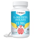 L Methylfolate 15mg (5-MTHF) - Acido folico attivo con B6 e B12 - Vegan, senza glutine, senza latticini (1 confezione)