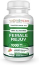 Femmina Rejuv by Vadik Herbs | Trattamento di erbe per il supplemento di sollievo PMS Premenstrual Cycle Support | Complesso di formula di erbe per la gru e periodi mestruali | Ormoni di equilibrio naturale (1 pacchetto)