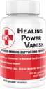 Herp Rescue Healing Power Vanish, Supporto immunitario per le donne, Integratore di funghi, Fungo di Shiitake puro, Beta Glucan, Alghe marine rosse, 60 capsule