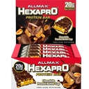 ALLMAX HEXAPRO PROTEIN BAR, Cioccolato Peanut Butter Cup - Confezione da 12 - Spuntino ad alta produttività - 20 g di Proteine Per Bar - Con Isolato di Proteine