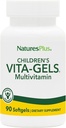 NaturesPlus Vita-Gels Multivitamin, Natural Orange Flavor - 90 Softgels, Confezione da 2 - Gluten Free - 180 Total Servings