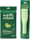 Terra nominale Clean & Calm Bundle - Include 70 Fragrance-Free Pet Eye Wipes & 1 grande giocattolo di arricchimento
