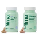 Hilma Natural Gas and Bloating Relief per le donne, Dottore Formulato con ingredienti biologici, Limone Balm, Finocchio e Menta piperita Foglia, 50 Vegan Capsule