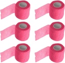 ESUPPORT 2 pollici X 5 Yards Self Adherent Cohesive Wrap Bandages adesivi forti nastri elastici di primo soccorso per la caviglia sportiva 6 Conte