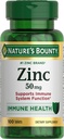 La Bounty Zinc 50mg | Sistema Immune, Pelle, & Antiossidante Assistenza Sanitaria | Contribuisce alla formazione del DNA | Vegetariano, Non OGM, Gluten Free | 100 Caplets, 1 Servire al giorno per la salute quotidiana
