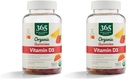 365 da Whole Foods Market, Organic Vitamin D3 Gummy, 160 Count (Pack of 2)