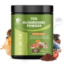 14 in 1 Mushroom Polvere per la cottura del caffè, 8 oz Mushroom Supplemento con Lions Mane, Chaga, Reishi, Turchia Tail, Cordyceps Mushroom Extract Powder, ecc, Mushrooms Blend per l'energia del cervello immunitario