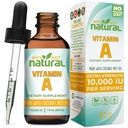 Perché non la vitamina naturale A gocce 10000 UI - retinyl liquido Palmitate con olio di cocco MCT, Vegan VIT Un supplemento per la pelle - 1 oz sublingual Tincture