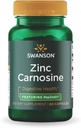 Swanson Ultra Zinc Carnosine (PepZinGI) - 60 capsule - Integratore naturale per la salute gastrica, il supporto digestivo e l'equilibrio microbiale di Stomach