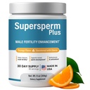 Integratore di fertilità maschile con L-Carnitina e L-Arginina, Formula di fertilità preconcetta per la produzione ottimale di conteggio e volume sano, alimentazione di 1 mese (60 dosi) in polvere.