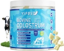 Grass Fed Colostrum Supplement 2000mg, 120 Gummies Sugar Free 40% IgG Bovine Colostrum Gummies + Probiotico, Multivitamin Etc per il supporto immunitario, Gut Support, Hair & Skin