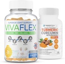 TerraForm Nutrition Joint Relief Combo Pack – Vivaflex Plus Curcumin Turmeric – I migliori integratori congiunti per aiutare ad alleviare il disagio e promuovere la mobilità – 1 mese di fornitura