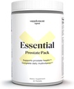 Essential Prostate Health Pack - Integratori Giornalieri Multivitaminici per Uomo w/Saw Palmetto, Vitamine, Minerali - Multivitaminici giornalieri per gli uomini per sostenere la prostata e la salute generale - 30 Pacchetti