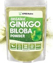 XPRS Nutra Organic Ginkgo Biloba Polvere - Gingko Biloba Integratori per Cognizione - Vegan Friendly Ginkoba Biloba Organic - Immunity Boosting Ginkgo Biloba Polvere (8 oz)
