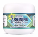 Arginina Circulation Cream 2 oz - Menthol, L Arginine & L Citrulline Lozione - Supporta la gamba sana e il flusso sanguigno del corpo - Whole Family Products