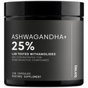 Toniiq Ashwagandha – 40:1 Estratto concentrato – 25% Withanolides – Wild Harvested in India – Altamente Biodisponibile con Pepe Nero – Terzi Testati – 120 capsule - 1.300mg per Serving