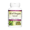 Fattori naturali, Olio di origano 180 mg, aiuta a mantenere la buona salute con olio extra vergine di oliva, 30 softgels (30 porzioni)