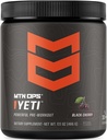 MTN OPS Yeti Pre-Workout Polvere Energy Drink con Creatina, 200 mg Caffeina e BCAAs con Beta Alanine, 30-Serving Tub, Ciliegia nera