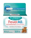 Feverall Children Acetaminophen Suppositories 6 Suppositori rettali 325mg Ogni Riduttore di dolore/Fever. Paraben Free, No Colori artificiali o altri conservanti. Età 6-12 anni