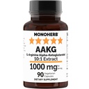 MONOHERB AAKG - L-Arginina Alpha-Ketoglutarate - 1000 mg - 90 capsule vegetariane