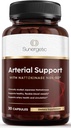 Sunergetic Premium Nattokinase Supplemento per il supporto arterioso - Nattokinase 2000 FU (NSK-SD) Pycnogenol, Pomegranate & Beets - 100mg Nattokinase per la salute dell'arteria, cuore e vasi sanguigni-30 capsule