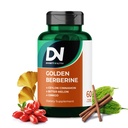 4-in-1 Integratore di Berberina d'oro con Ceylon Cinnamon Bitter Melon Ginkgo, Boosts Immunity, Gut & Heart Health,60 Capsule per il supporto Metabolismo, Made in USA