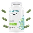 SANE MD Vitaae - Throat Phlegm, Coughing e Brain Support - Integratori di Citicolina per Respiratory, Throat e Salute del Cervello