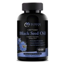 Capsule di olio di semi neri 1000mg - Capsule di olio di semi di cumino nero Premium - Pillole liquide di olio di semi neri - Pillole di olio di Nigella Sativa pressate a freddo - Olio di semi di semi neri - 120 Cap (2 mesi di alimentazione)
