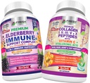FRESH HEALTHCARE Elderberry Immune Support e Multi Collagen Peptides - Bundle