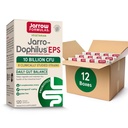 Jarrow Formulas Jarro-Dophilus EPS Probiotics 10 miliardi di CFU per il supporto del tratto intestinale, supplemento probiotico per la salute del fegato per le donne e gli uomini, 120 capsule di verdure, fino a un rifornimento di 60 giorni, pacchetto di 12
