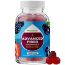Gummie di fibre avanzate per adulti - Chicory Root Supplemento con supporto prebiotico e olio di cocco per la salute Gut & Digestive - Capsule digestione solubili per il regolamento di Stomach & Immune Aid - 60 Ct