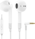 LUDOS FEROX Wired Earbuds in-Ear Cuffie, 5 anni di garanzia, auricolari con microfono, isolamento del rumore Corded per 3.5mm Jack Ear Buds per iPhone, Samsung, Computer, laptop, bambini, studenti della scuola