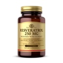 Solgar Resveratrolo 250 mg con Estratto di Vino Rosso - 30 Softgels - Supporto Antiossidante - Non OGM, Senza Glutine, Latticini Free - 30 Serve