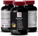Blueberry Balance - RESVERATROL COMLEX - Berry Benefits, Natural Boost, Proprietà antiossidanti, Daily Energy, Noni Blend, Pomegranate Strength, Active Lifestyle, Flavorful Boost 1 Bottiglia 60 Capsule