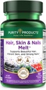 Prodotti di purezza Capelli, Pelle + Unghie Melt 1000mcg B-12 + 2500mcg Biotin Energy Berry Melt - Delicious Berry Lemonade Flavor w/Super Fruits - B12 Methylcobalamin - 30 compresse di fusione