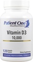 Un paziente vitamina D3 10.000 IU | Supplemento al supporto Immune, Cuore e Bone Salute* | Forma del colecalciferolo altamente assorbibile | 120 capsule