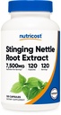 Estratto di radice di grasso 7500mg Equivalente, 120 capsule - Per vegetariani, Non OGM, Gluten Free
