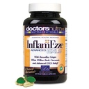 InflamEzze - Turmerico, Curcumina, Supplemento allo zenzero - Senza glutine, 60 capsule