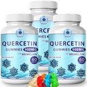 (3Pack) Quercetin Gummies - Quercetin con vitamina C + vitamina D3 zinco - Chewable Quercetin 900mg Supplementi - Quercetina per bambini e adulti (3)