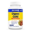 Enzymedica Digest Gold + Probiotics, Formula 2 in-1 per la salute del fegato, Enzimi digestivi & 1 miliardo di culture probiotiche attive, 180 Conte (FFP)