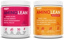RSP NUTRITION AminoLean Pre Workout Energy (Fruit Punch 30 Serve) con AminoLean Recovery Post Workout Boost (Blood Orange 30 Servings)