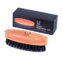 ZEUS Pocket Beard & Mustache Brush per gli uomini, Travel Size Grooming Tool con Morbido Boar Hair Bristles per Beard Styling & Detangling (Made in Germany) N92